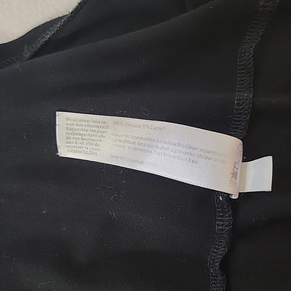 Eileen Fisher Women's Black Long Sleeve Pullover Top, S - Picture 8 of 8